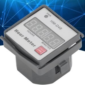 digital engine hour meter (rectangular)